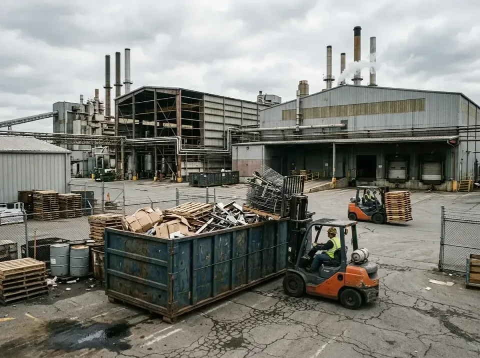 industrial-factory-scrap-conta-003 — frequently asked questions, Cheap Roll-off Dumpster Rentals in Lely, FL